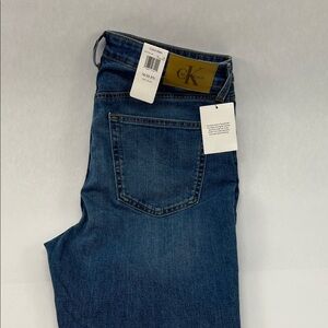 Calvin Klein Women High Rise stretch skinny Jeans Storm Blue